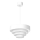 Hanglamp aan een koord RINGS 1xE27/15W/230V wit