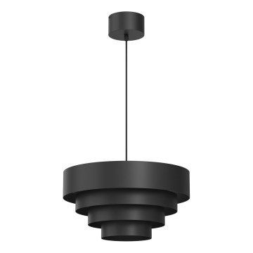 Hanglamp aan een koord RINGS 1xE27/15W/230V zwart