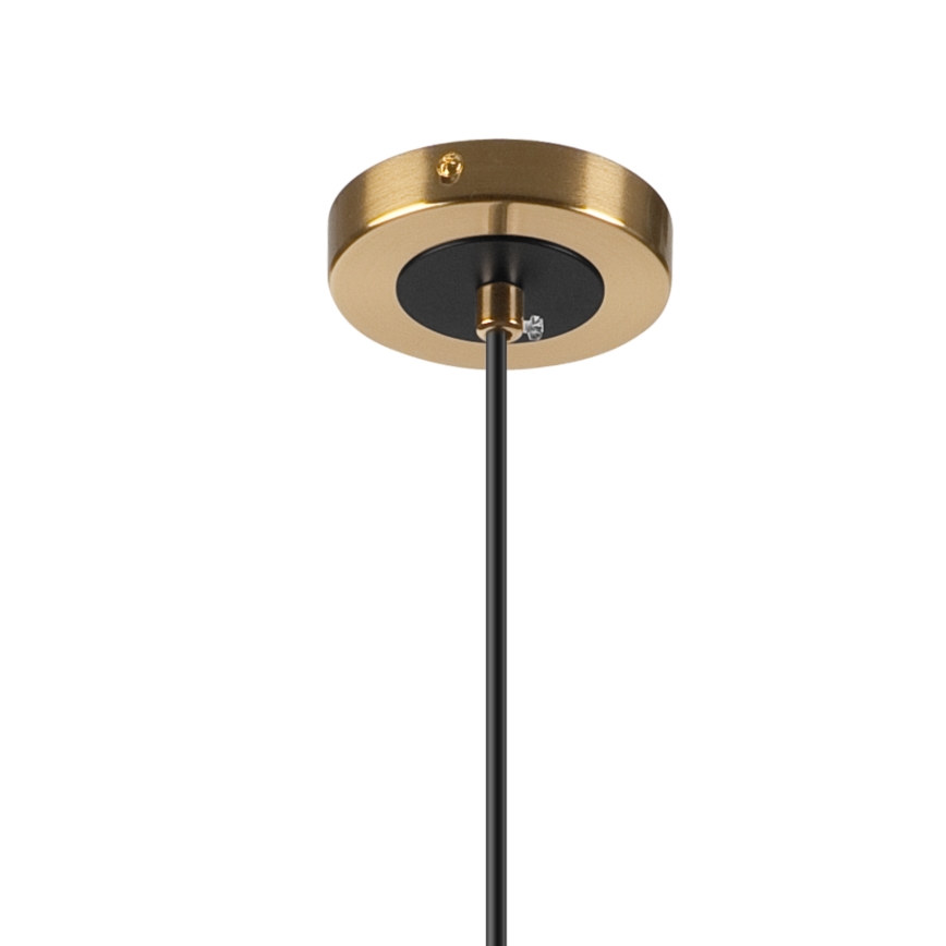 Hanglamp aan een koord ROLLO 1xG9/5W/230V goud/gerookt beige