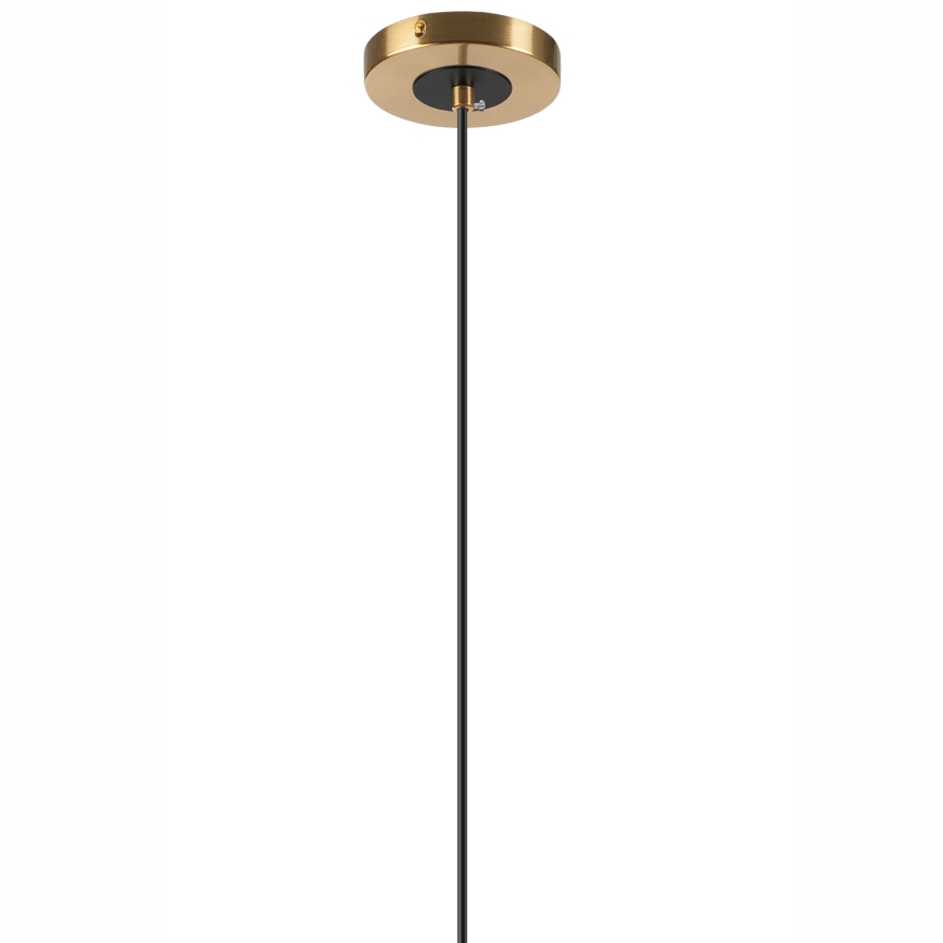 Hanglamp aan een koord ROLLO 3xG9/5W/230V goud/gerookt beige