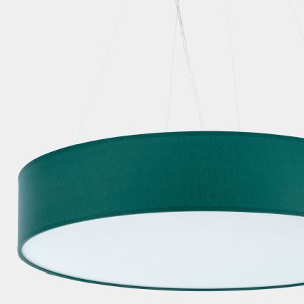 Hanglamp aan een koord RONDO 4xE27/15W/230V groen