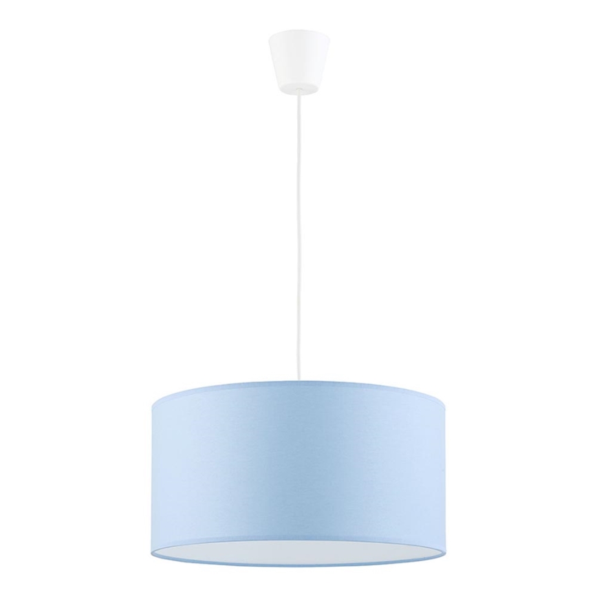 Hanglamp aan een koord RONDO KIDS 1xE27/15W/230V blauw