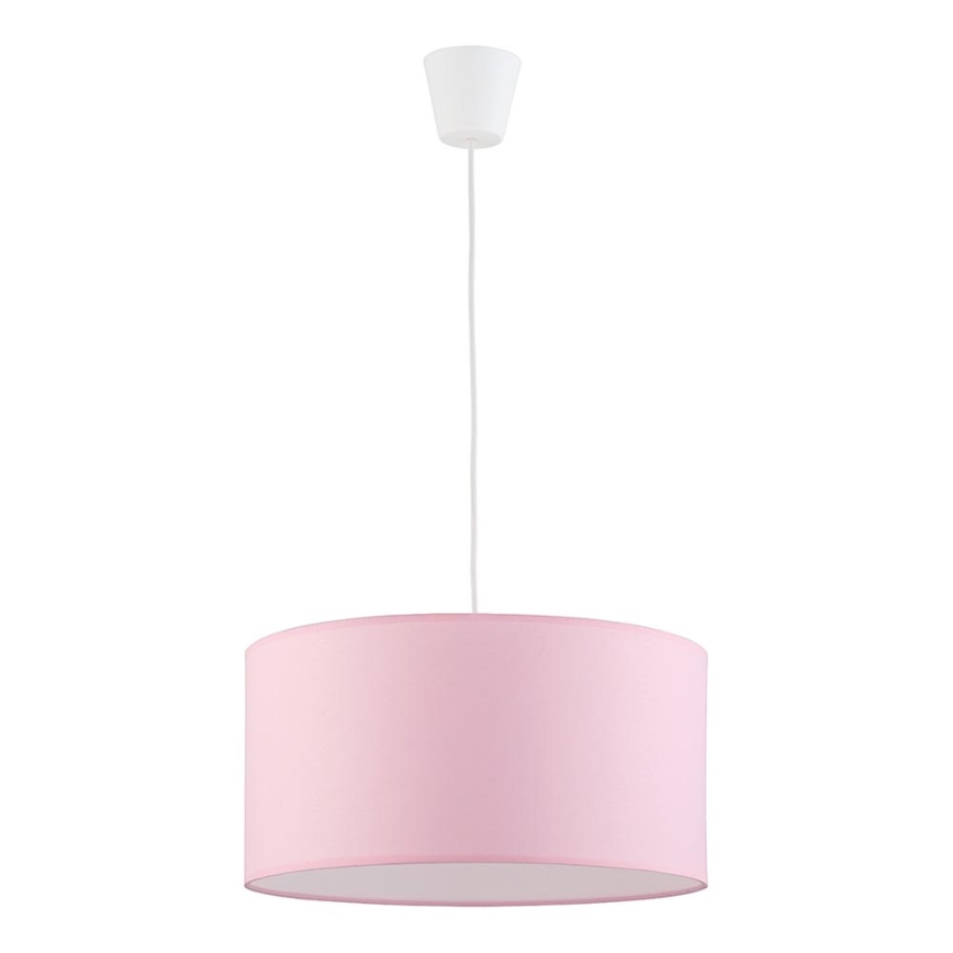 Hanglamp aan een koord RONDO KIDS 1xE27/15W/230V roze