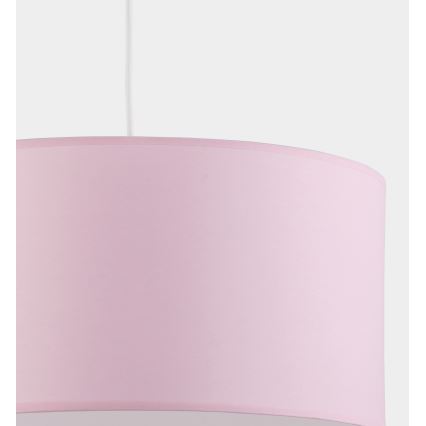 Hanglamp aan een koord RONDO KIDS 1xE27/15W/230V roze