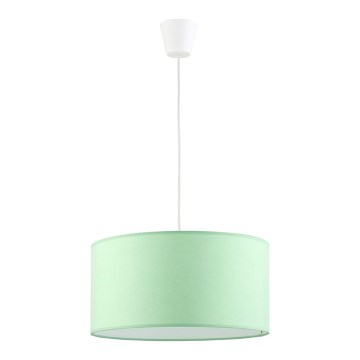 Hanglamp aan een koord RONDO KIDS 1xE27/25W/230V groen