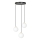 Hanglamp aan een koord ROYAL 3xE14/10W/230V diameter 30 cm zwart