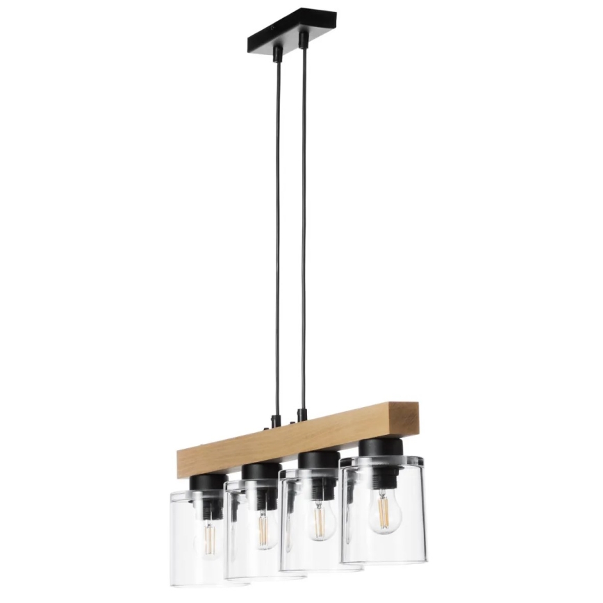 Hanglamp aan een koord RUSTIC RADIANCE 4xE27/60W/230V