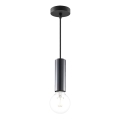 Hanglamp aan een koord SAGA 1xE27/40W/230V zwart