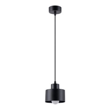 Hanglamp aan een koord SAVAR 1xE27/60W/230V zwart