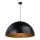 Hanglamp aan een koord SFERA 1xE27/60W/230V diameter 35 cm zwart/koper