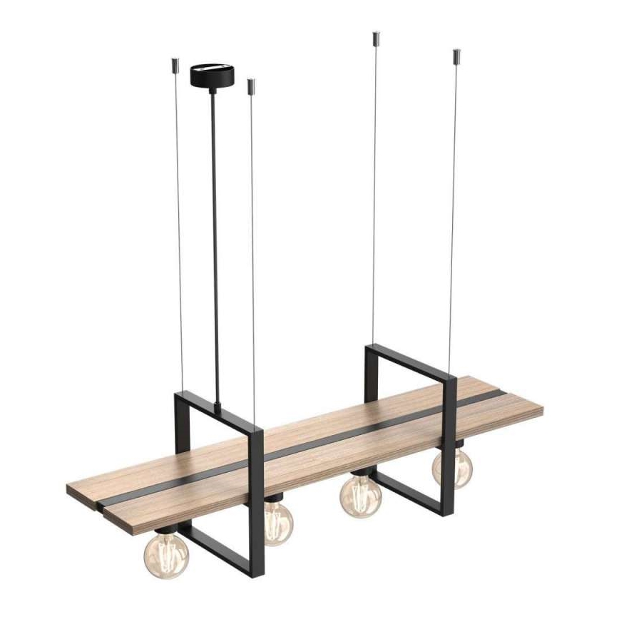Hanglamp aan een koord SHELF 4xE27/60W/230V