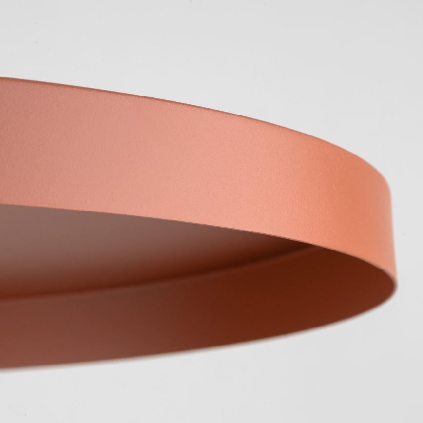 Hanglamp aan een koord SILA 1xE27/15W/230V diameter 40 cm baksteen/groen