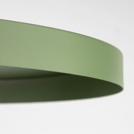 Hanglamp aan een koord SILA 1xE27/15W/230V diameter 40 cm groen