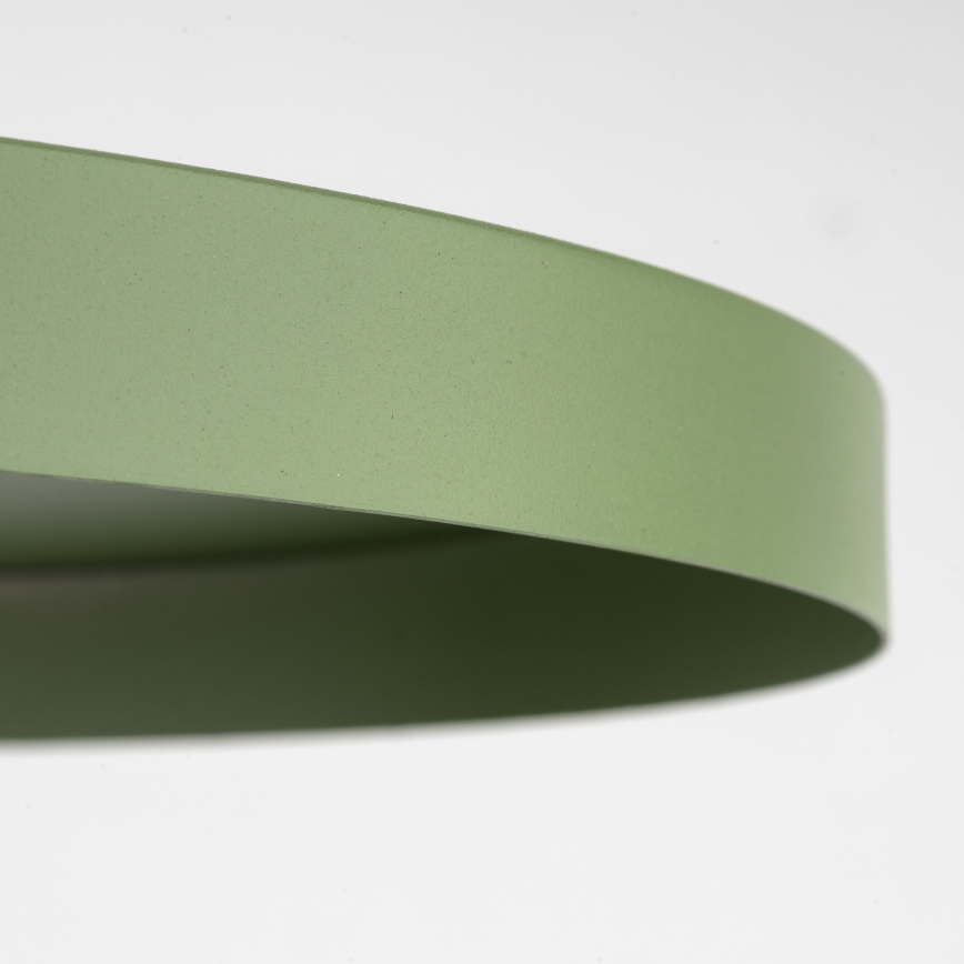 Hanglamp aan een koord SILA 1xE27/15W/230V diameter 40 cm groen