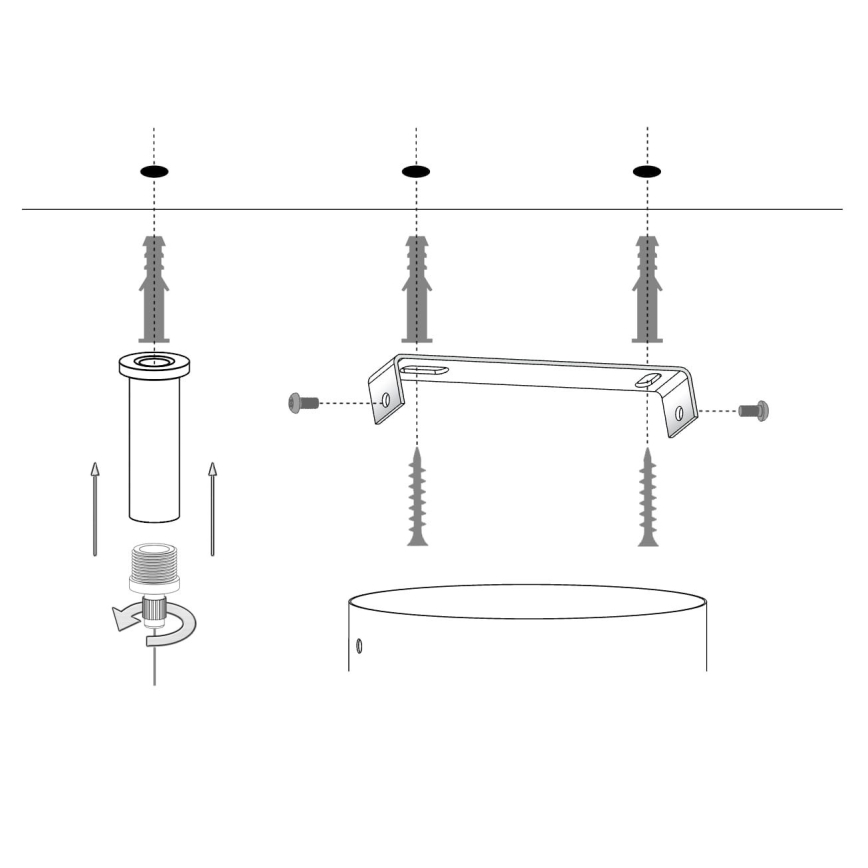 Hanglamp aan een koord SILIA 6xG9/12W/230V zwart