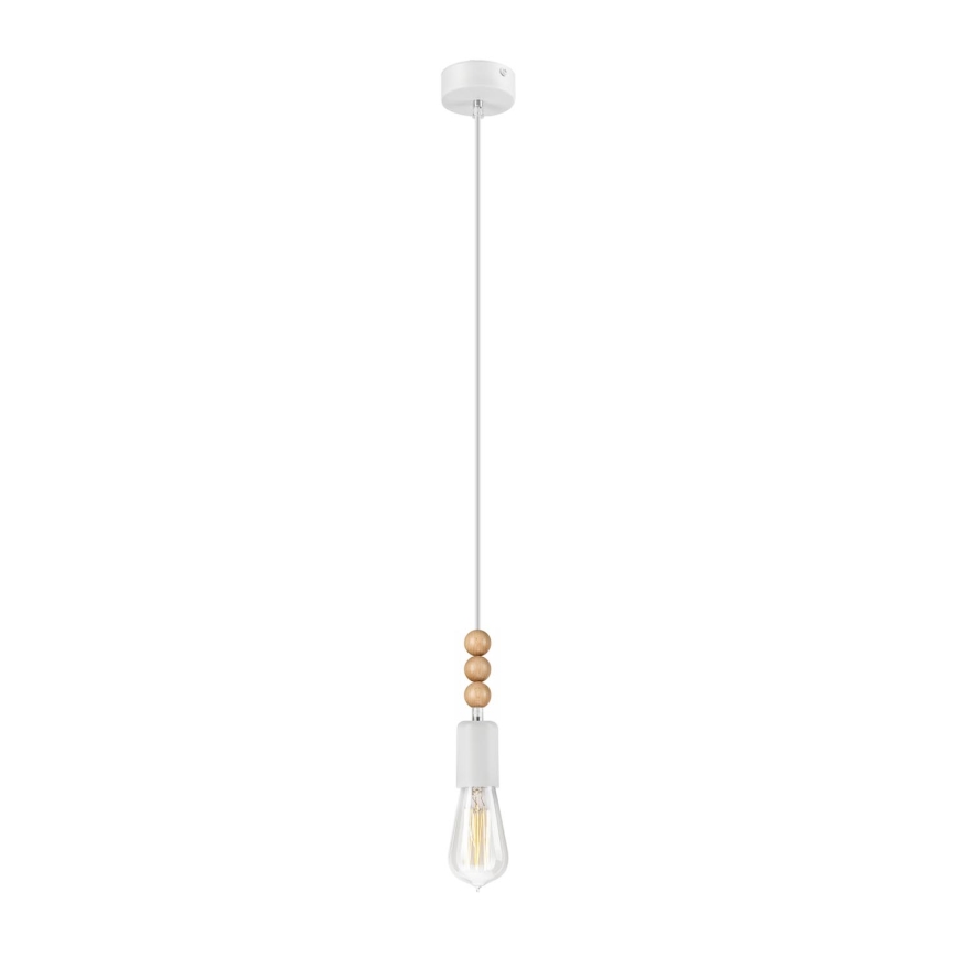 Hanglamp aan een koord SIMON 1xE27/60W/230V beuken