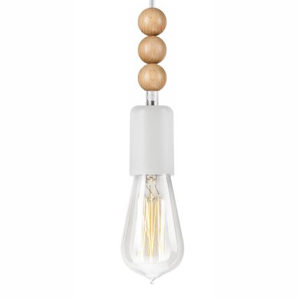 Hanglamp aan een koord SIMON 1xE27/60W/230V beuken