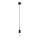 Hanglamp aan een koord SIMON 1xE27/60W/230V zwart/beuken