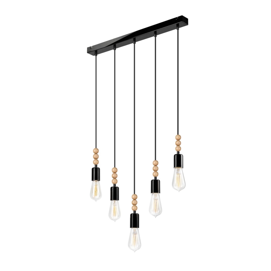 Hanglamp aan een koord SIMON 5xE27/60W/230V