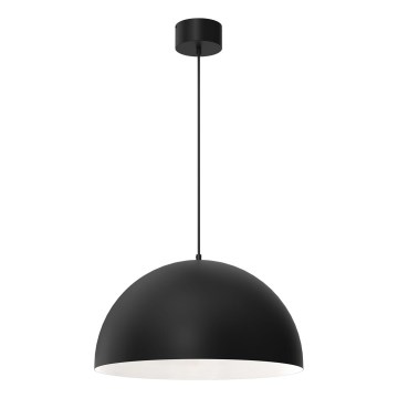 Hanglamp aan een koord SINGLE 1xE27/60W/230V diameter 50 cm zwart/wit