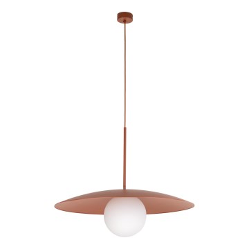 Hanglamp aan een koord SLATE 1xE27/15W/230V diameter 65 cm baksteen