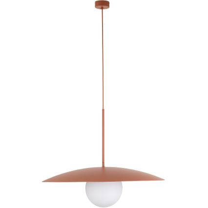 Hanglamp aan een koord SLATE 1xE27/15W/230V diameter 65 cm baksteen