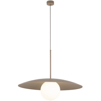 Hanglamp aan een koord SLATE 1xE27/15W/230V diameter 65 cm beige