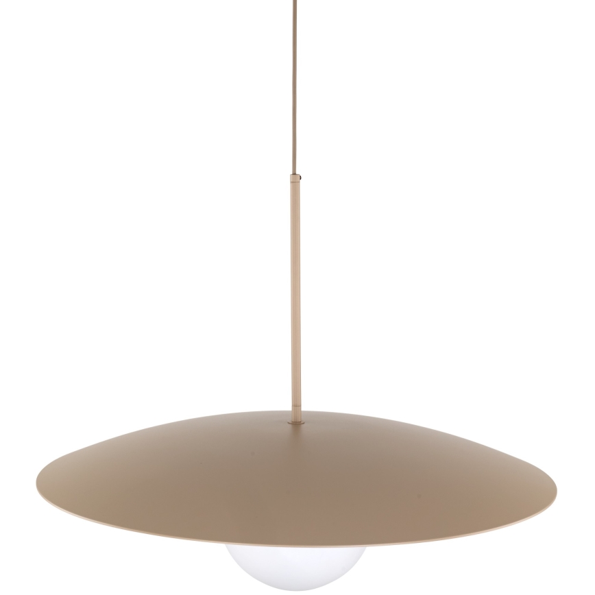 Hanglamp aan een koord SLATE 1xE27/15W/230V diameter 65 cm beige