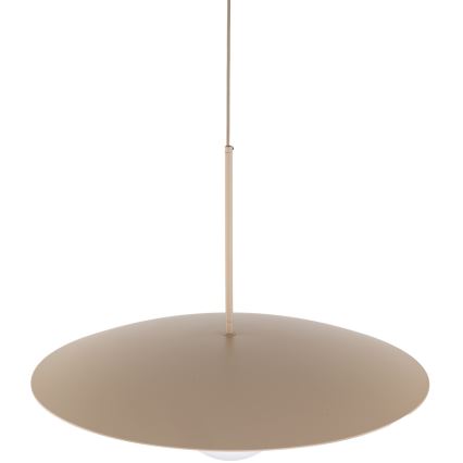 Hanglamp aan een koord SLATE 1xE27/15W/230V diameter 65 cm beige