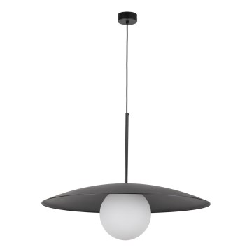 Hanglamp aan een koord SLATE 1xE27/15W/230V diameter 65 cm zwart