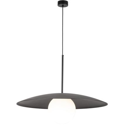 Hanglamp aan een koord SLATE 1xE27/15W/230V diameter 65 cm zwart