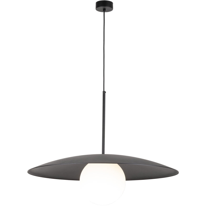Hanglamp aan een koord SLATE 1xE27/15W/230V diameter 65 cm zwart