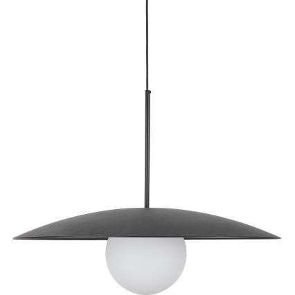 Hanglamp aan een koord SLATE 1xE27/15W/230V diameter 65 cm zwart