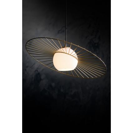 Hanglamp aan een koord SOL 1xE27/60W/230V goud