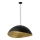 Hanglamp aan een koord SOLARIS 1xE27/60W/230V diameter 69 cm zwart/goud