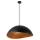 Hanglamp aan een koord SOLARIS 1xE27/60W/230V diameter 69 cm zwart/koper