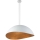 Hanglamp aan een koord SOLARIS 1xE27/60W/230V diameter 89 cm wit/koper