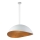 Hanglamp aan een koord SOLARIS 1xE27/60W/230V diameter 89 cm wit/koper