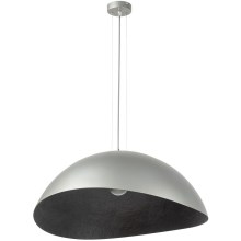 Hanglamp aan een koord SOLARIS 1xE27/60W/230V diameter 89 cm zilver/zwart