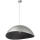 Hanglamp aan een koord SOLARIS 1xE27/60W/230V diameter 89 cm zilver/zwart