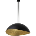 Hanglamp aan een koord SOLARIS 1xE27/60W/230V diameter 89 cm zwart/goud