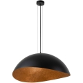 Hanglamp aan een koord SOLARIS 1xE27/60W/230V diameter 89 cm zwart/koper