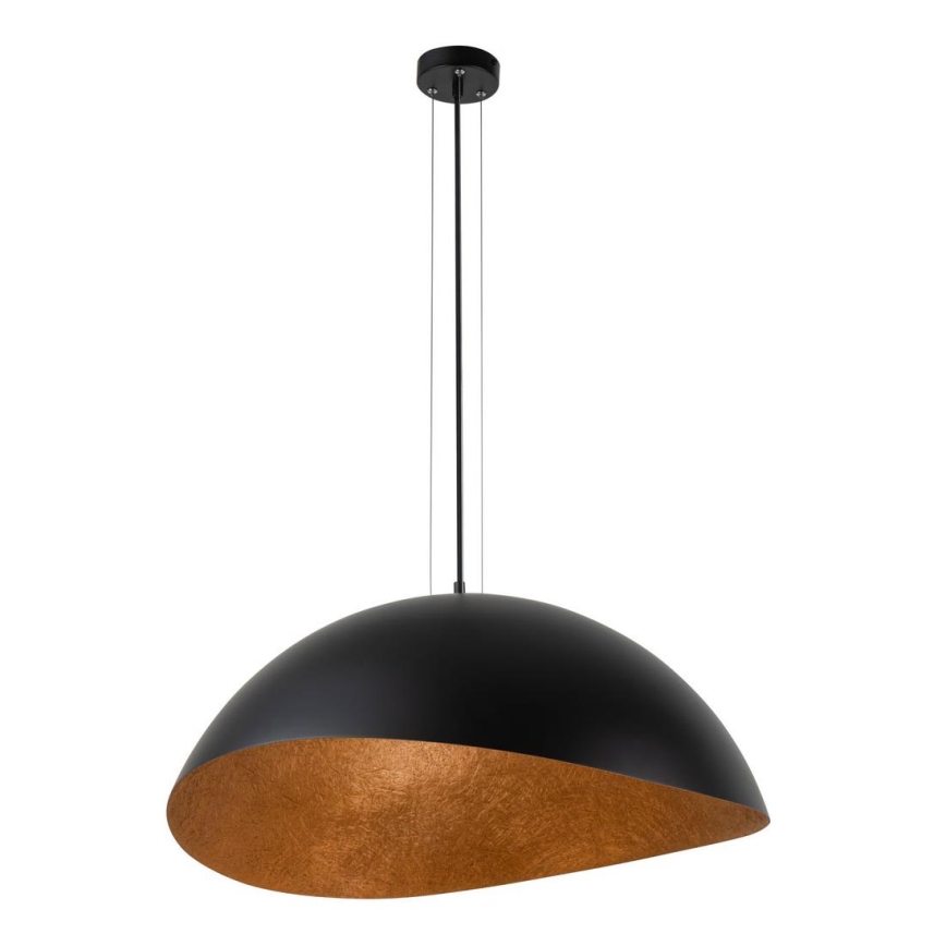 Hanglamp aan een koord SOLARIS 1xE27/60W/230V diameter 89 cm zwart/koper