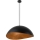 Hanglamp aan een koord SOLARIS 1xE27/60W/230V diameter 89 cm zwart/koper