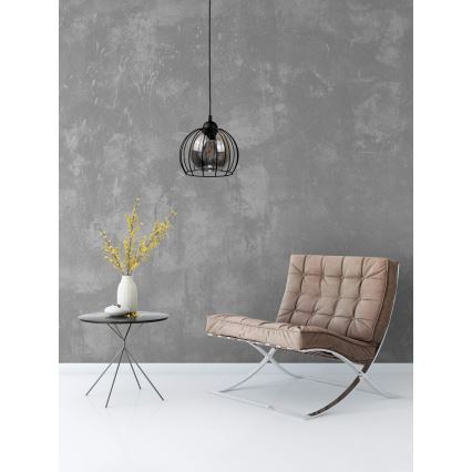 Hanglamp aan een koord SOLO BLACK 1xE27/60W/230V
