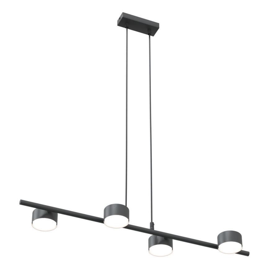 Hanglamp aan een koord SORA 4xGX53/12W/230V zwart