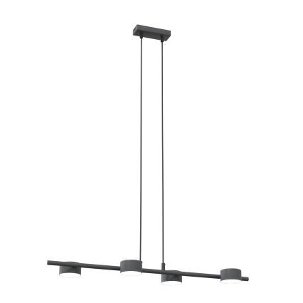 Hanglamp aan een koord SORA 4xGX53/12W/230V zwart