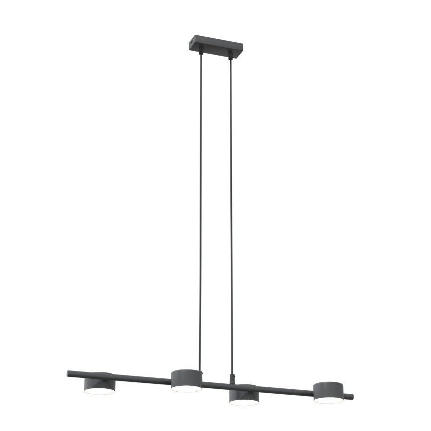 Hanglamp aan een koord SORA 4xGX53/12W/230V zwart