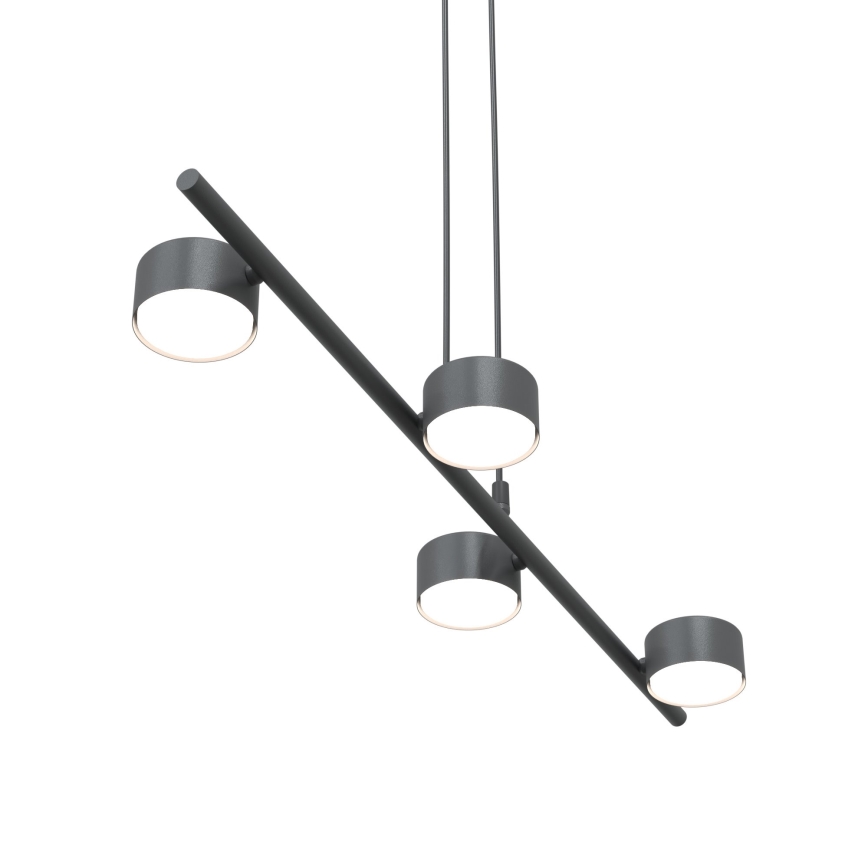 Hanglamp aan een koord SORA 4xGX53/12W/230V zwart