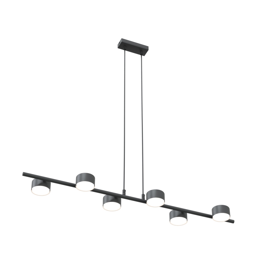 Hanglamp aan een koord SORA 6xGX53/12W/230V zwart